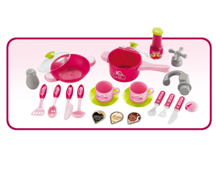 Basmah Inductive Kitchen Play Set - Pink - Zoom Image 2