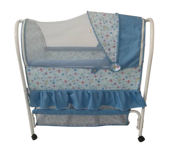 Babylove 33-209 Baby Love Bed With Mosquito Net - Blue - Zoom Image 1