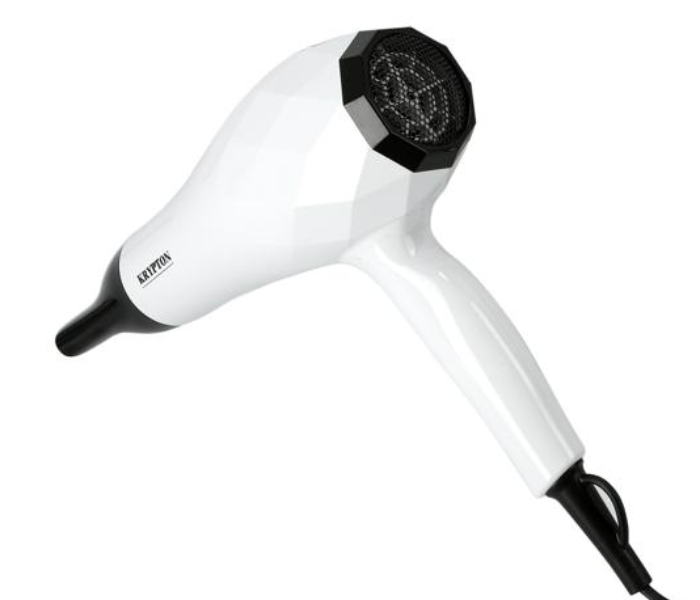 Krypton KNH6087 2200 Watts Hair Dryer - Black & White - Zoom Image 2