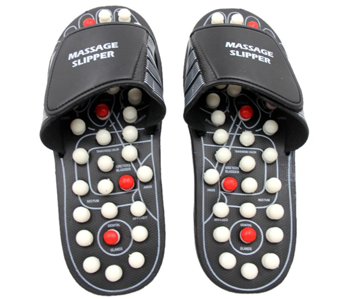 Generics Massage Slippers Black - Zoom Image