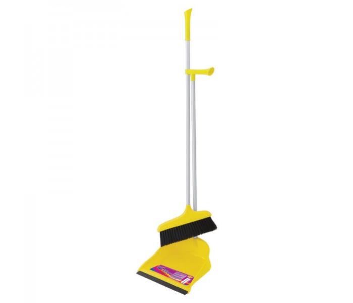 Parex Broom With Dustpan - Yellow - Zoom Image