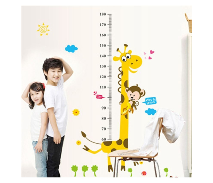 Giraffe Height Measurement 90x60 cm Wall Sticker - Zoom Image