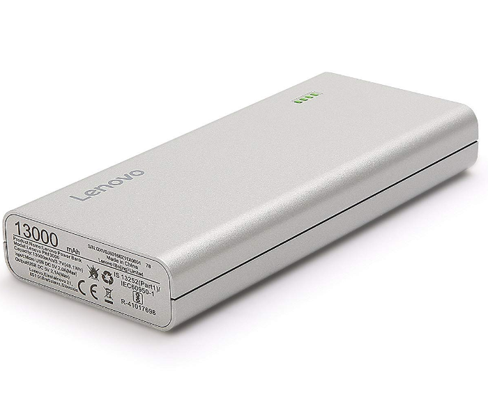 Lenovo PA13000 Power Bank - Silver - Zoom Image 2