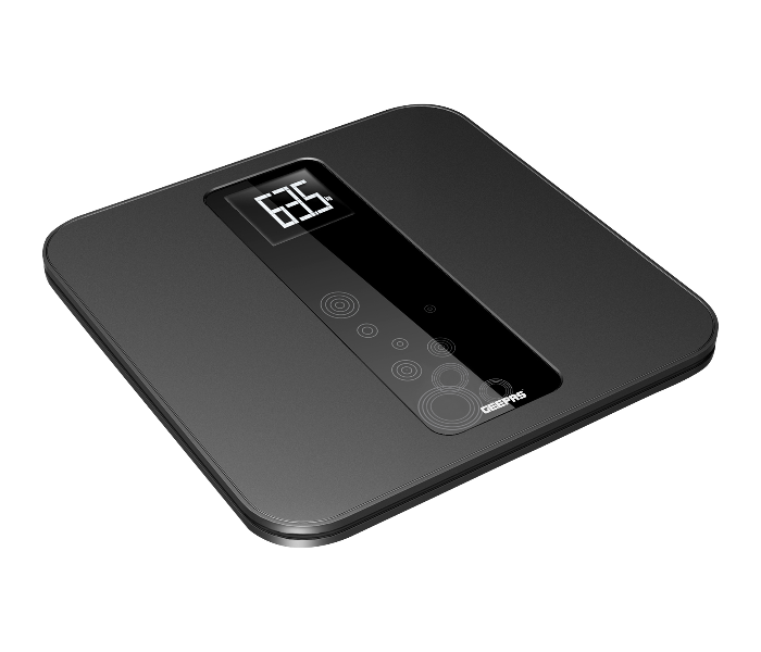 Geepas GBS4211 150 kg Digital Weighing Scale with LCD Display - Black - Zoom Image 3