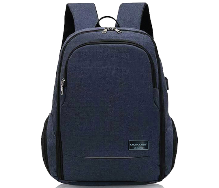 Microdigit MD022LB Anti Theft Backpacks Business Travel Bag - Blue - Zoom Image