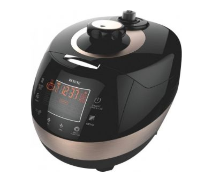 Rebune KPC-2016 5 Liter Korean Pressure Cooker - Black - Zoom Image 1