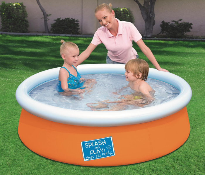 Bestway 26-57241 152x38cm My First Fast Set Pool - Orange - Zoom Image 2