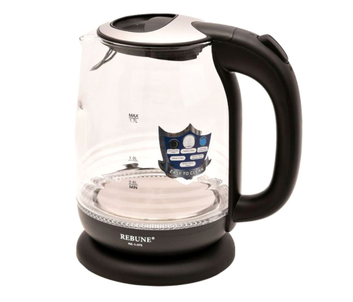 Rebune RE-1075 Electric Kettle - Black - Zoom Image