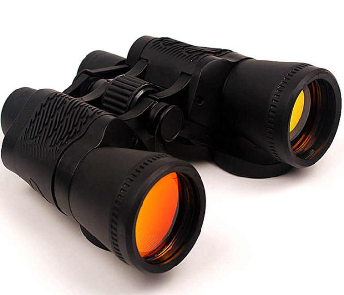 Zoom Prisms Binoculars Multi- Coated lens HD Optical Compact Day Night Vision - Black - Zoom Image 2