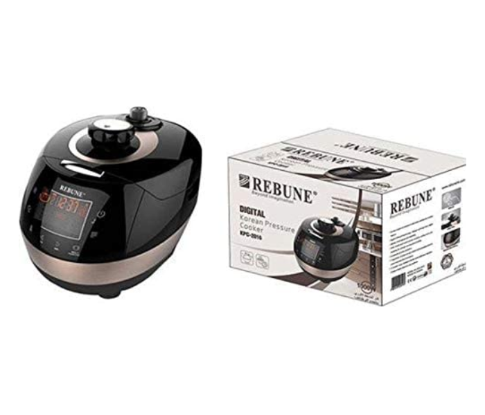 Rebune KPC-2016 5 Liter Korean Pressure Cooker - Black - Zoom Image 2