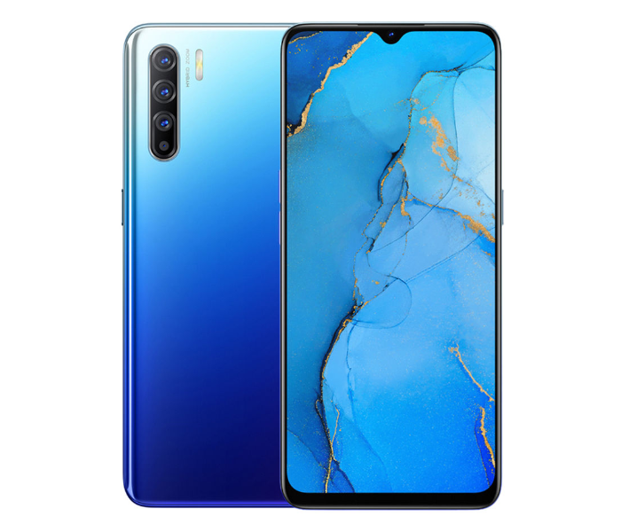 Oppo Reno 3 8GB RAM 128GB 4G LTE - Auroral Blue - Zoom Image 1