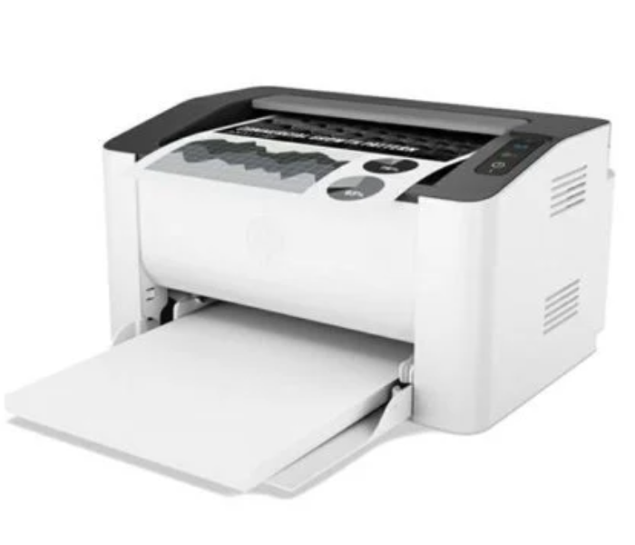 HP Laser Jet 107W Printer - White - Zoom Image 1