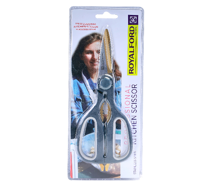 Royalford RF2992 8-inch Stainless Steel Kitchen Scissors - Zoom Image 4