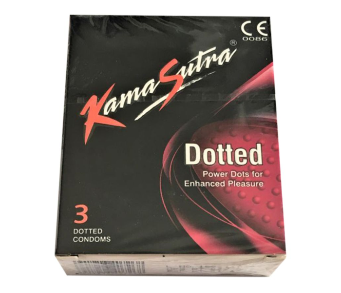 Kamasutra 3-Piece Dotted Condom Pack - Zoom Image