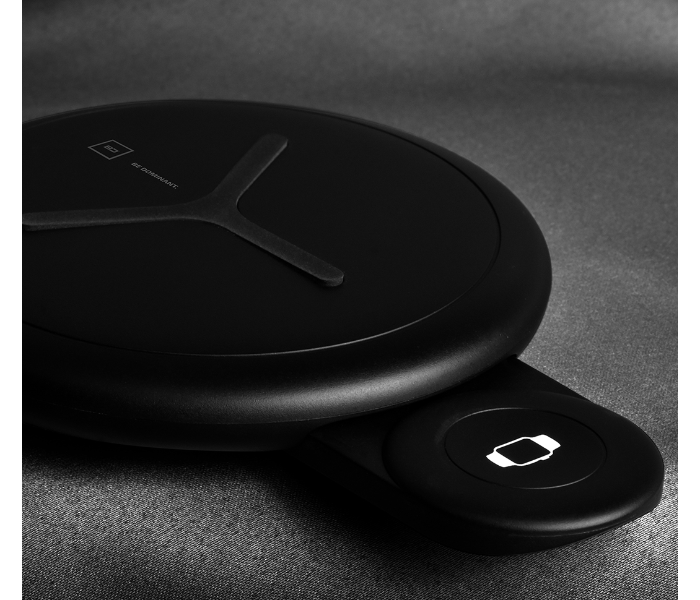 Blue Digit Coil-27 Dual Wireless Charger - Black - Zoom Image 4