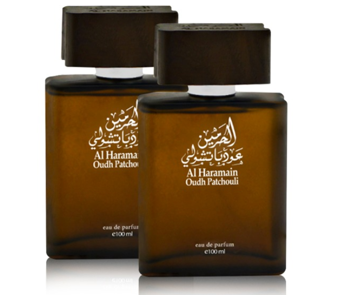 Al Haramain 100ml Oudh Patchouli Unisex Spray Pack Of 2 - Zoom Image