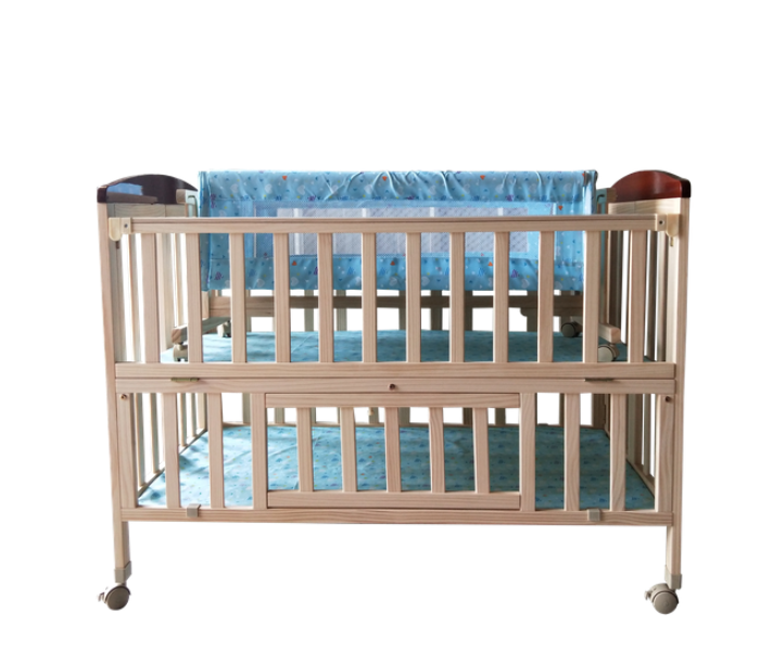 Babylove 27-22F  Baby Love Wooden Bed With Mosquito Net - - Zoom Image 3