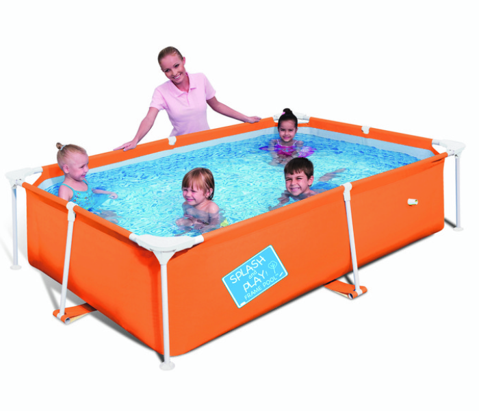 Bestway 26-56220 239x150x58cm First Frame Pool - Orange - Zoom Image 1