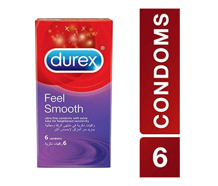 Durex Pack of 6 Feel Smooth Condom - Zoom Image