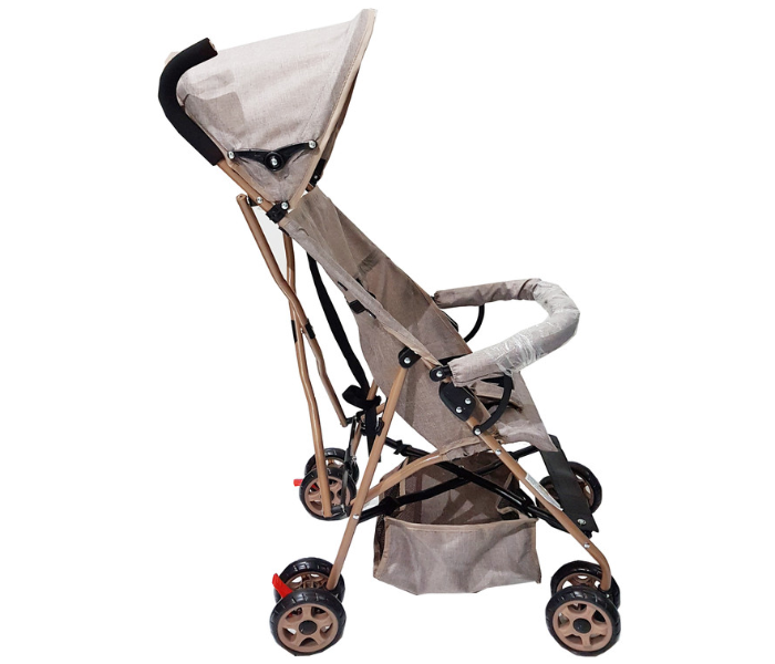 Baby Love 27-003KF Baby Stroller With Canopy - Brown - Zoom Image 3