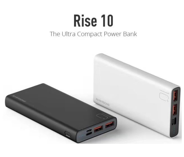 Riversong PB57 Rise 10 10000mAh Power Bank - White - Zoom Image 3