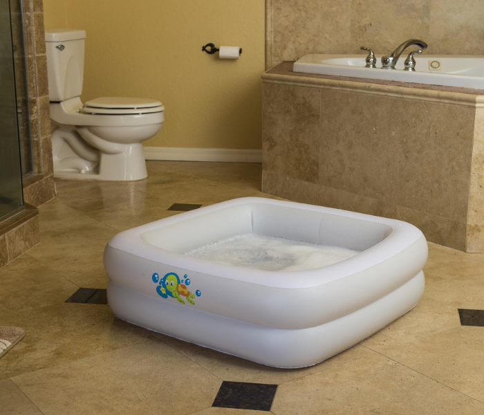 Bestway 51116 86x86x25cm Baby Tub - White - Zoom Image 2