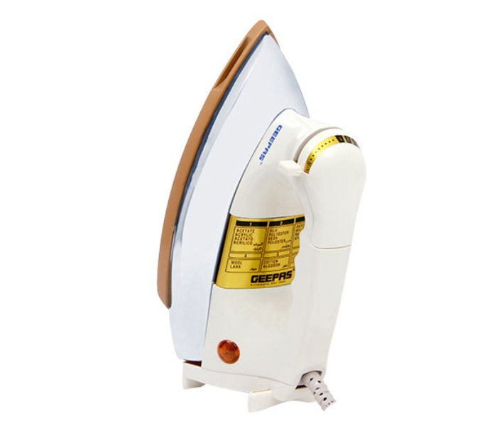 Geepas GDI2780 Dry Iron Golden Teflon Coating - Beige - Zoom Image 2