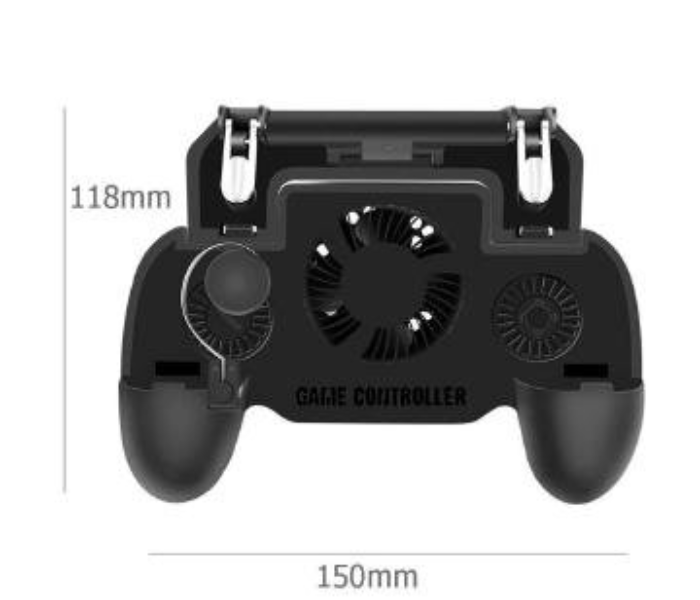 Generics SPPLUS PUBG Mobile Gaming Trigger with Cooling Fan - Black - Zoom Image 3