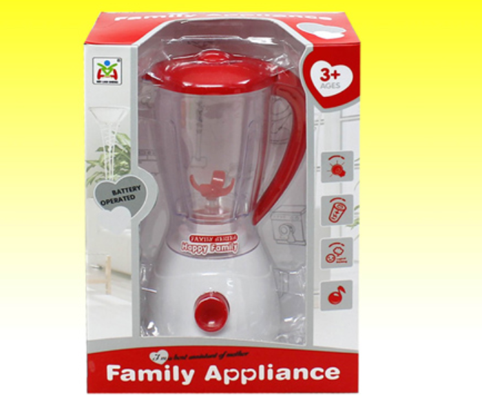 Basmah Battery Operated Juicer With Light - Red - Zoom Image