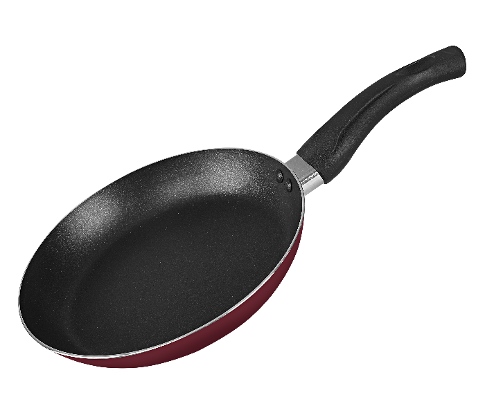 Royalford RF2952 26cm Non-Stick Fry Pan with Lid - Red - Zoom Image 4