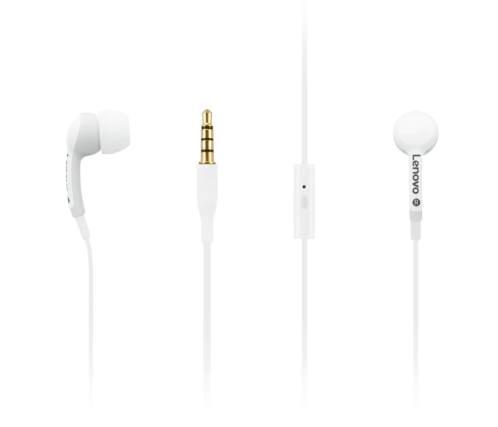 Lenovo GXD0S50938 100 In-Ear Headphone - White - Zoom Image 1