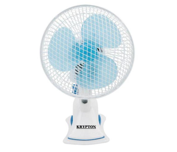 Krypton KNF6116 8’’ Table Fan White and Blue - Zoom Image 1