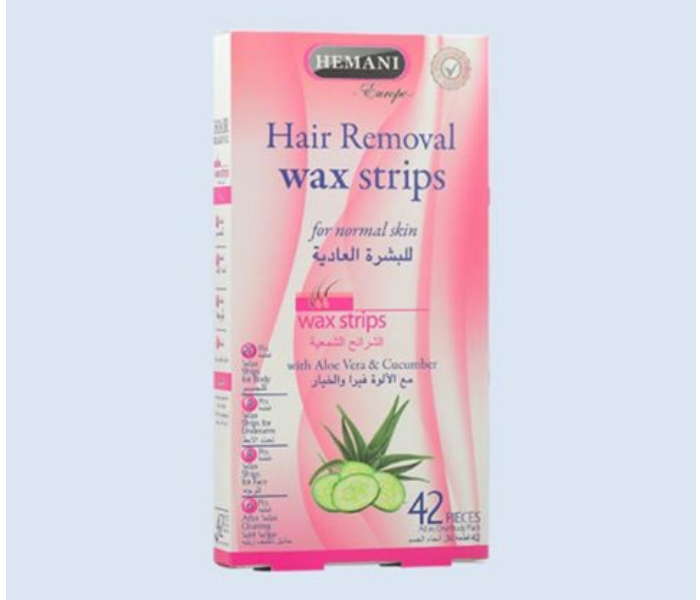 WB By Hemani 42 Pieces Hair Removing Strips Aloe Vera with Cucumber - Zoom Image