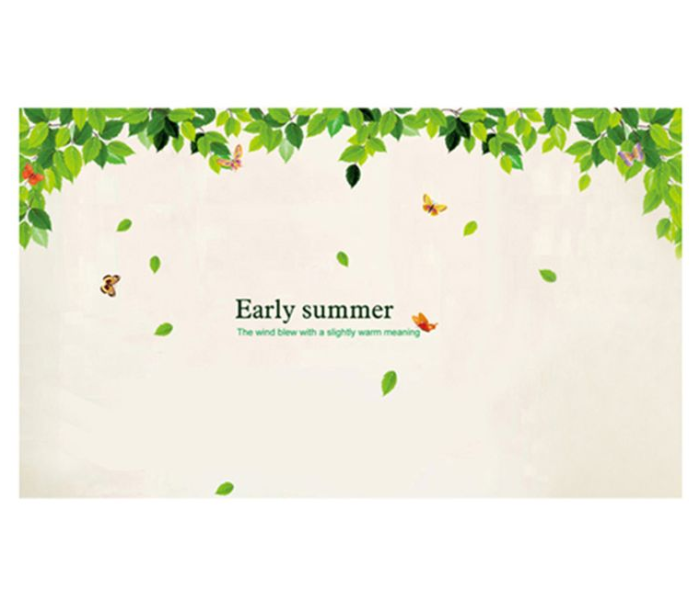 Green Leaves  60 x 90cm Wall Sticker - Zoom Image