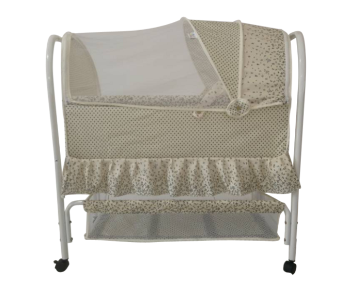 Babylove 33-209 Baby Love Bed With Mosquito Net - White - Zoom Image 1