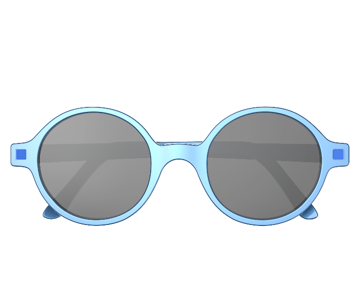 Kietla R5sunblue CraZyg – Zag Round Kids Sunglasses - Blue - Zoom Image 1