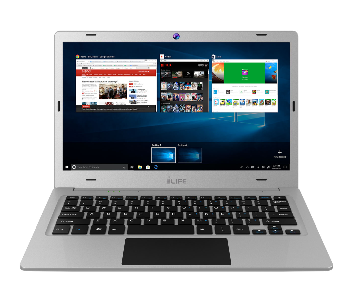 i-Life Zed Air Lite 11.6 inch intel Quad Core 2 GB RAM 32 GB SSD Laptop Windows 10 - Silver - Zoom Image 2