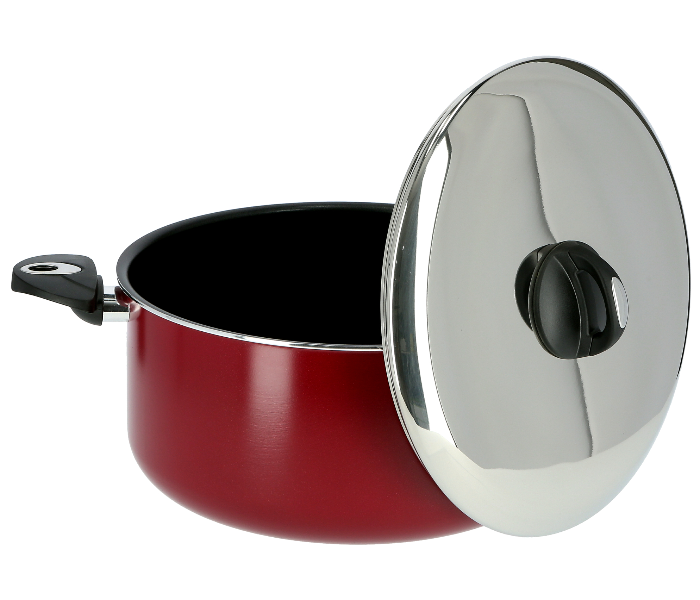 Royalford RF1253C26 26cm Elegant Casserole with Lid -  Red - Zoom Image 3