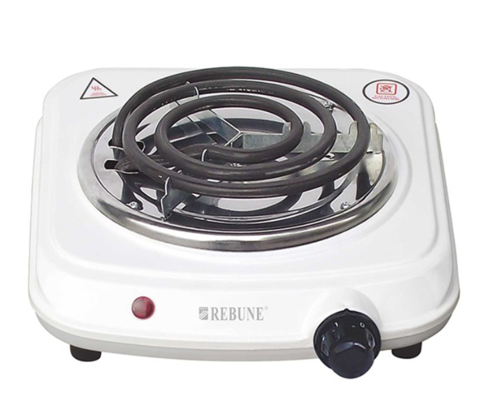 Rebune RE-4014 Single Burner Stove - Black and White - Zoom Image