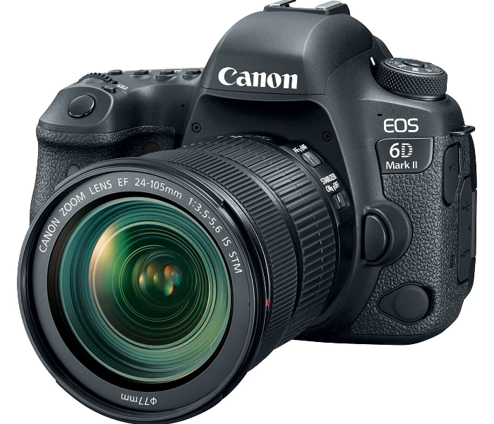 Canon EOS 6D Mark II with EF 24-105mm IS STM Lens - WiFi Enabled -Black - Zoom Image 1