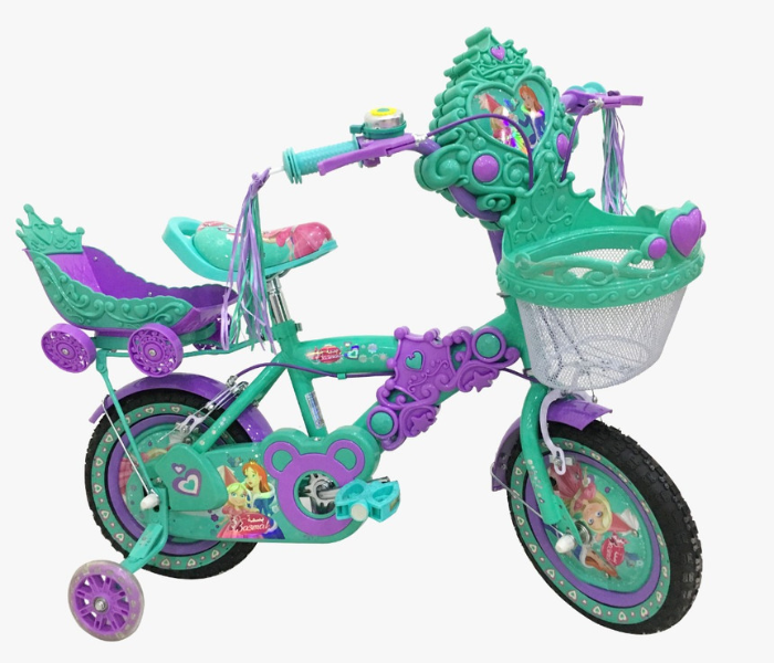 Basmah 25-1402CA Princess Bicycle 14 Inch With Basket - Zoom Image 1