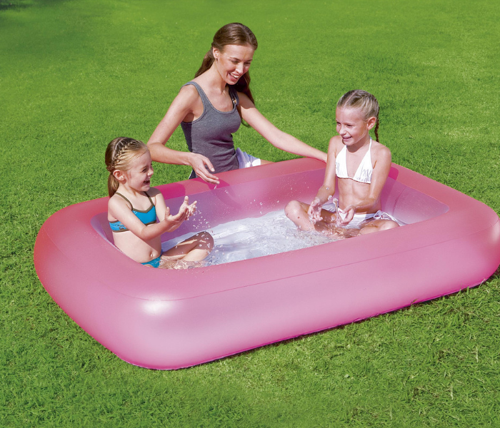 Bestway 51115 165x104x25cm Aquababes Pool - Pink - Zoom Image 3