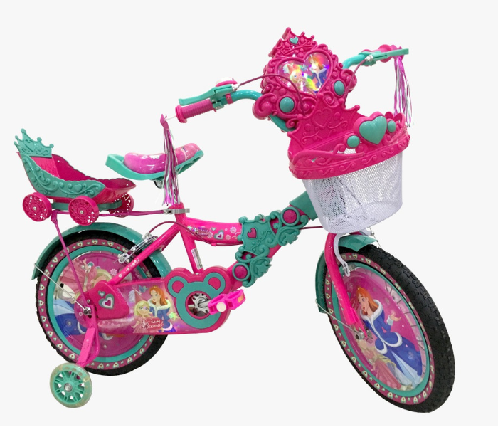 Basmah 25-1602C Princess Bicycle 16 Inch With Basket - Zoom Image 1