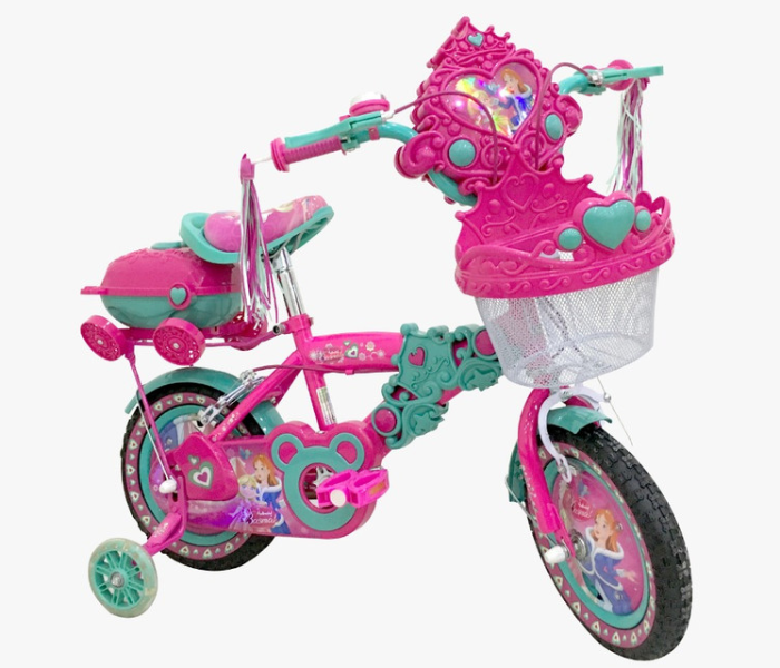 Basmah 25-1402BA Princess Bicycle 14 Inch With Basket - Zoom Image