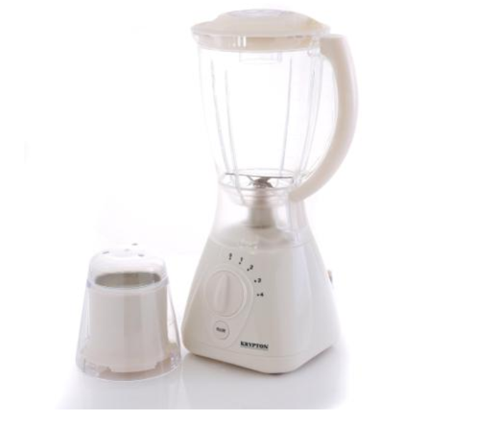 Krypton KNB6013 2 In1 Blender Jar & Mill 4 Speed - White - Zoom Image