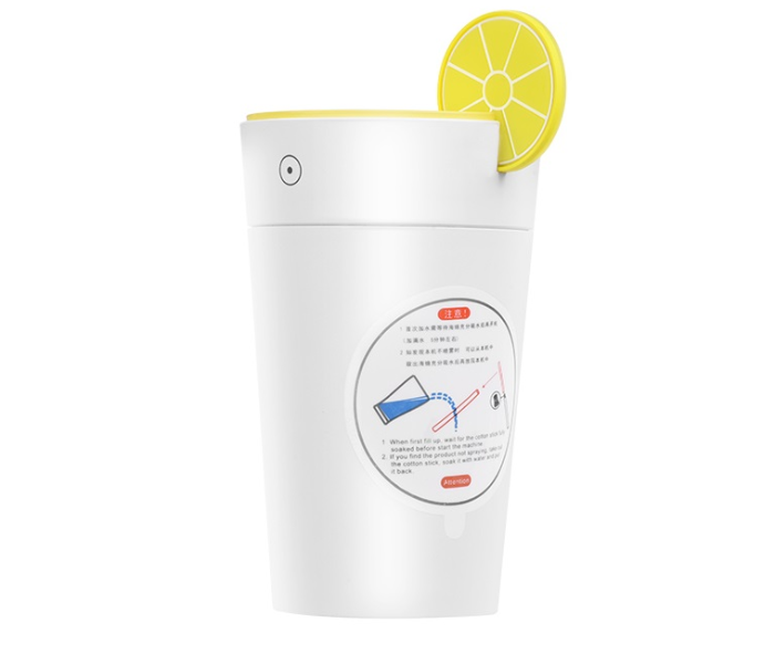 Generics LH01 Portable Lemon Cup Shaped Cool Mist USB Air Humidifier - White - Zoom Image 1