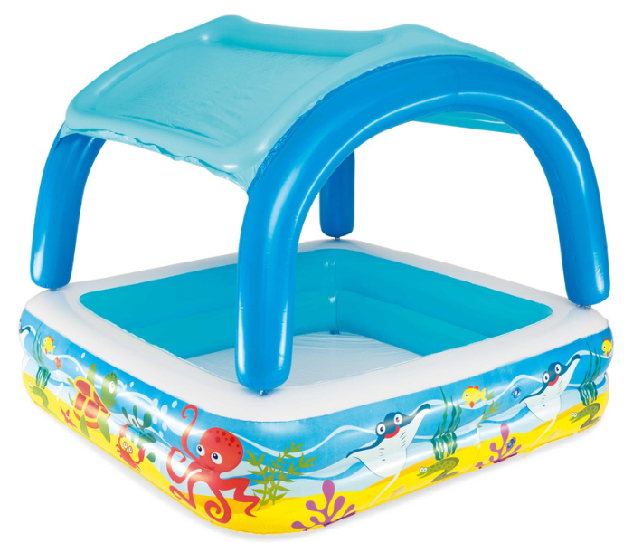 Bestway 26-52192 147x147x122cm Canopy Play Pool - Blue - Zoom Image 1