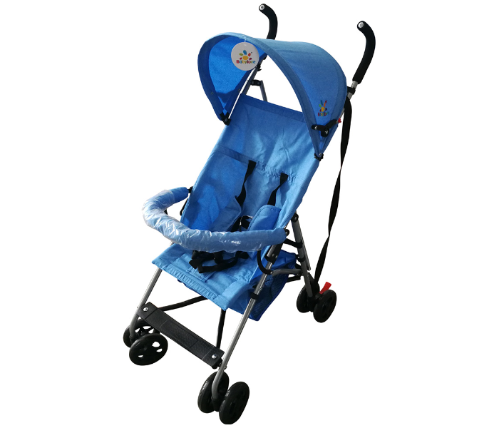 Baby Love 27-003KF Baby Stroller With Canopy - Blue - Zoom Image 1