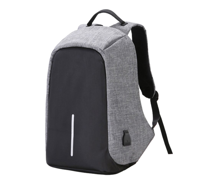 Anti-theft Charging Backpack - Black and Grey - Zoom Image