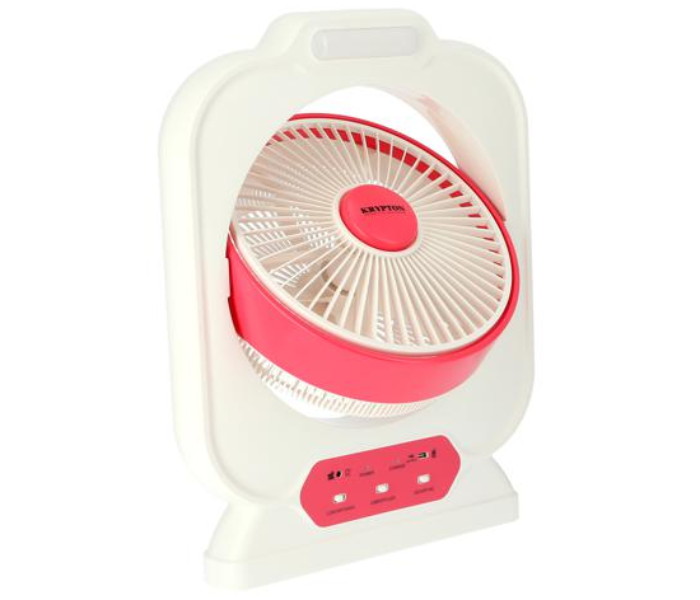 Krypton KNF111 12” Rechargeable Box Fan White  - Zoom Image 3